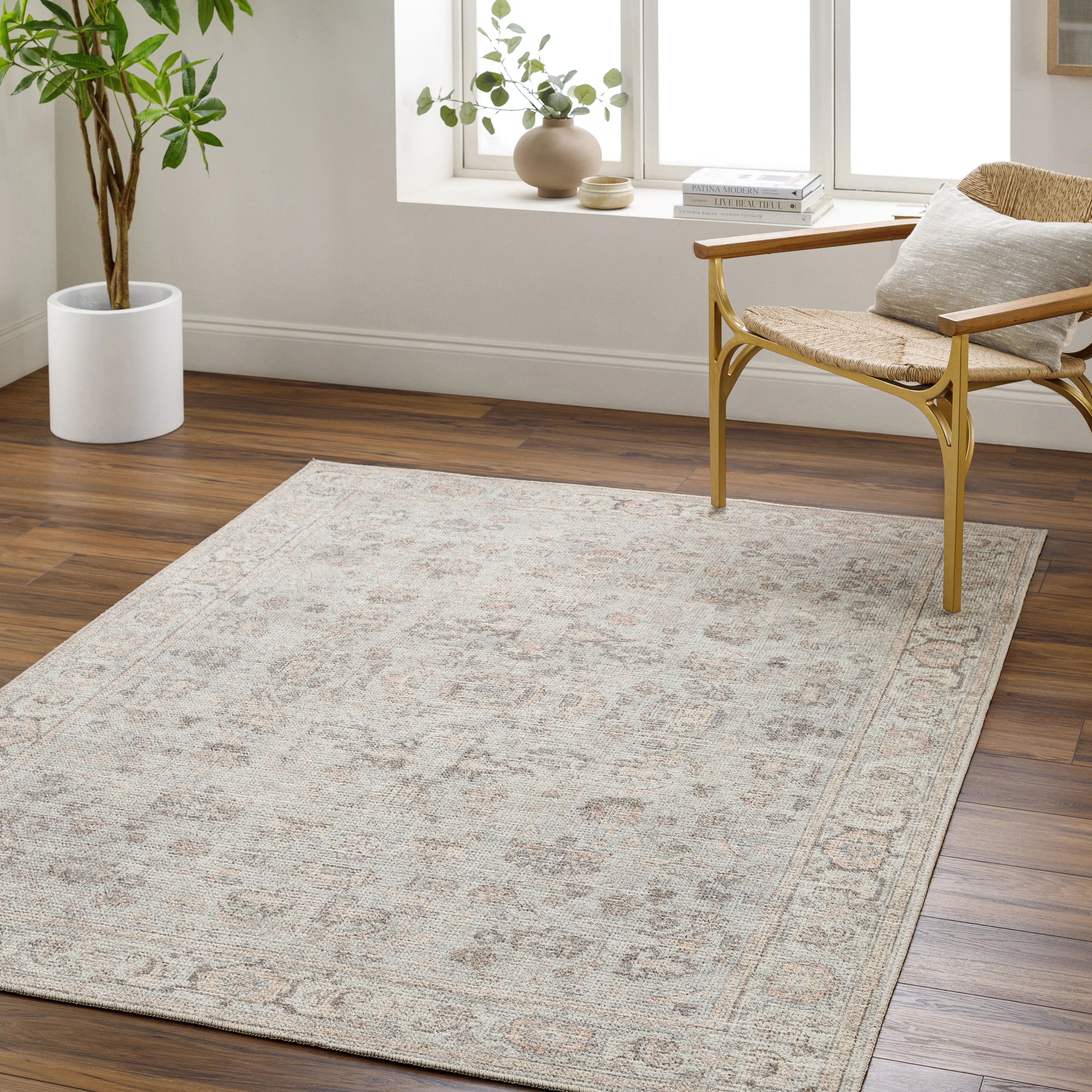 PNW Home x Surya available at Amethyst Home shipping to Australia, UK, and Canada. Organic modern design with easy to clean rugs for a family home in  the Kansas City metro area.