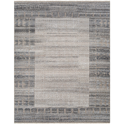 Add a touch of rustic elegance to your home with the Pompei Collection. With their hand knotted construction, these rugs provide a durability that can not be found in other handmade constructions, and boasts the ability to be thoroughly cleaned as it contains no chemicals that react to water, such as glue. Made with Recycled PET Yarn in India, and has Low Pile. AmethystHome provides interior design, new construction, custom furniture, and rugs for Dallas metro area