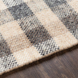 Fashioning a sense of warmth that will radiate comfy vibes throughout your space, the Reliance Collection offers rustic inspired charm will transform your decor space and be the envy of your guests! The meticulously woven construction of these pieces boasts durability and will provide natural charm into your decor space. Made with Wool in India, and has No Pile. Amethyst Home provides interior design, new construction, custom furniture, and area rugs in the Des Moines metro area