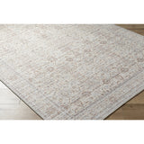 Featuring Spokane Beige Rug by Surya at Amethyst Home. Transform your living space with the versatile and elegant Spokane Beige Rug. Its subtle color and intricate design adds warmth and sophistication to any room. Crafted with high-quality materials, this rug is soft to the touch and durable for everyday use. 
100% PolyesterMachine Woven Medium PileThi.  Amethyst Home provides interior design, new home construction design consulting, vintage area rugs, and lighting in the Laguna Beach metro area.