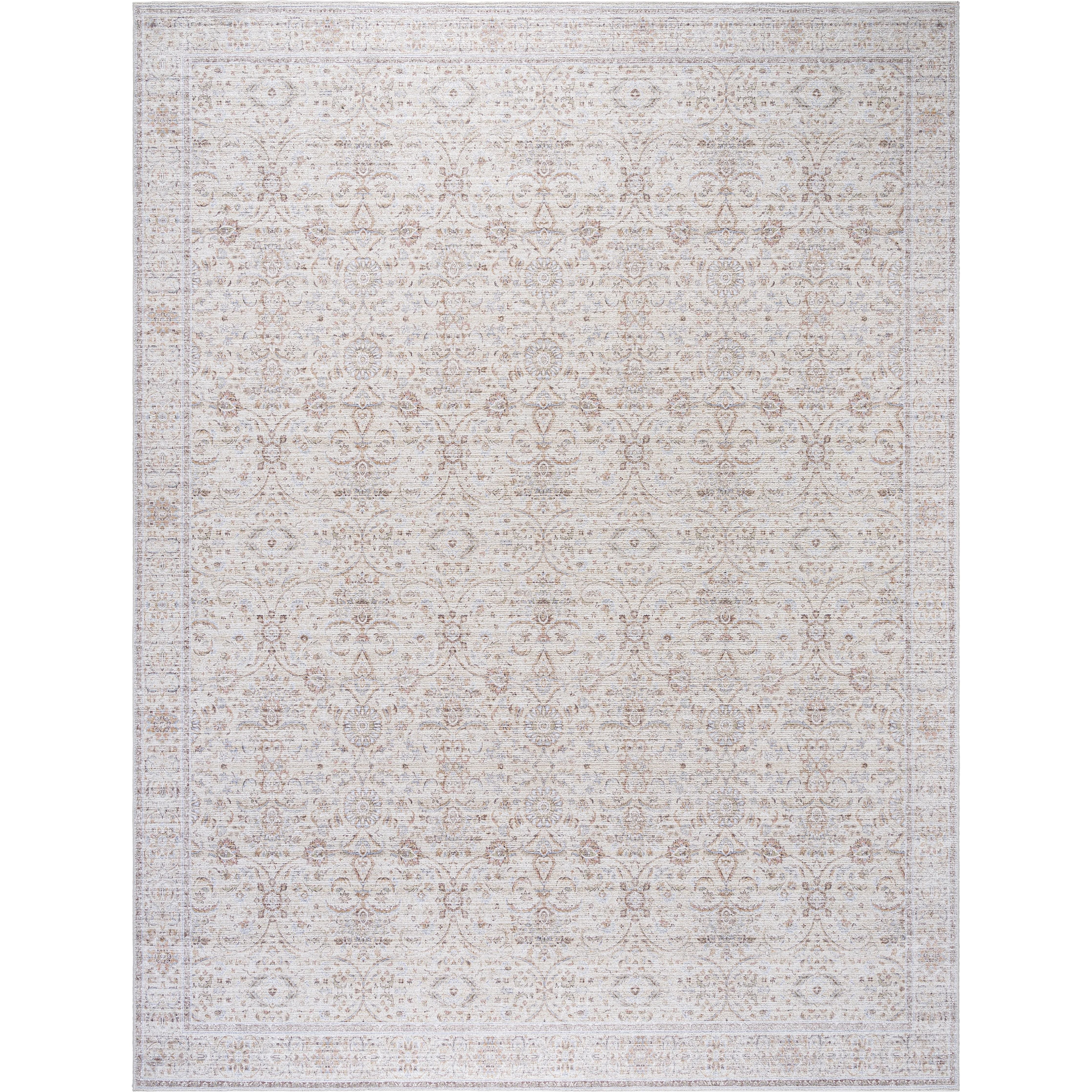 Featuring Spokane Beige Rug by Surya at Amethyst Home. Transform your living space with the versatile and elegant Spokane Beige Rug. Its subtle color and intricate design adds warmth and sophistication to any room. Crafted with high-quality materials, this rug is soft to the touch and durable for everyday use. 
100% PolyesterMachine Woven Medium PileThickn.  Amethyst Home provides interior design, new home construction design consulting, vintage area rugs, and lighting in the Calabasas metro area.