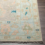 The Ushak April rug showcases traditional inspired designs that exemplify timeless styles of elegance, comfort, and sophistication. With their Hand-Knotted construction, these rugs provide a durability that can not be found in other handmade constructions, and boasts the ability to be thoroughly cleaned as it contains no chemicals that react to water, such as glue. Amethyst Home provides interior design, new construction, custom furniture, and area rugs in the Winter Garden metro area