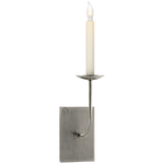 Featuring TT Single Sconce by Visual Comfort at Amethyst Home. The TT Single Sconce by Visual Comfort is sleek and timeless, bringing a gorgeous source of light to any bathroom, hallway, or other area needing extra light.
Overall Dimensions: 4" L x 4" W x 18" HWeight: 3 lbs.  Amethyst Home provides interior design, new home construction design consulting, vintage area rugs, and lighting in the Miami metro area.