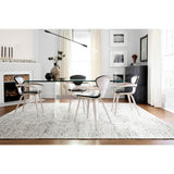 Vestige White/Black Rug - Amethyst Home