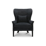 The Noella Wing Chair is a Verellen Essential. The standard chair features:  foam down seat construction kidney pillow double needle stitch detail