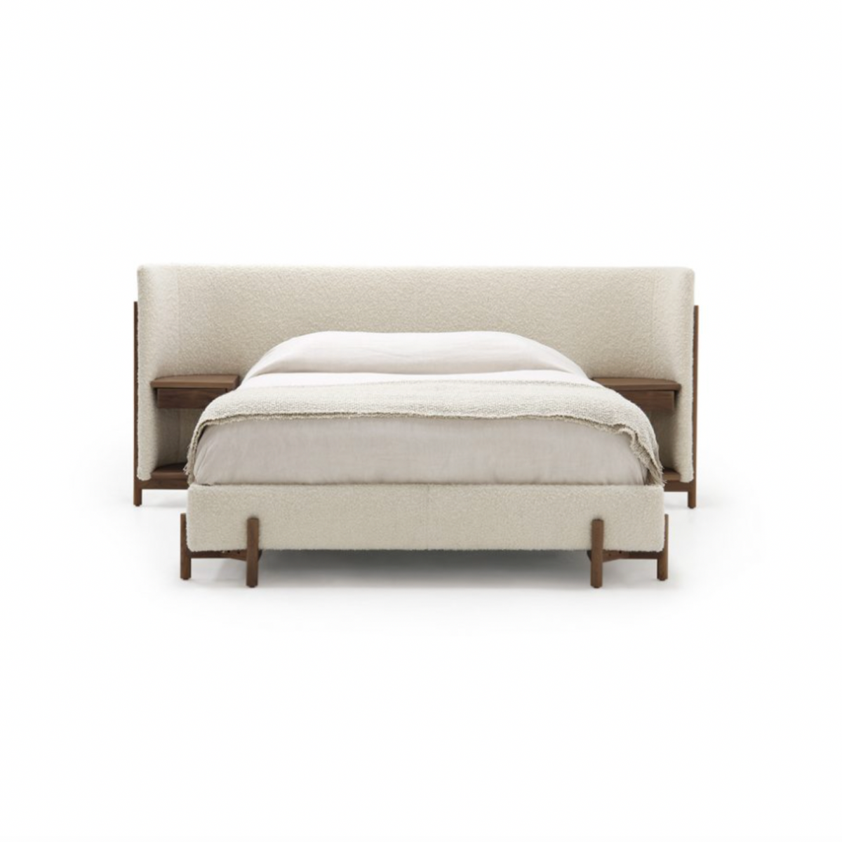 Sullivan Alpaca Blend Walnut King Bed | shipping 3/23/2026