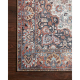 The Wynter Red / Multi area rug showcases a one-of-a-kind vintage or antique area rug look power-loomed of 100% polyester. This rug brings in tones of red, ivory, black, orange, and hints of blue. The rug is ideal for high traffic areas such as living rooms, dining rooms, kitchens, hallway, and entryways.