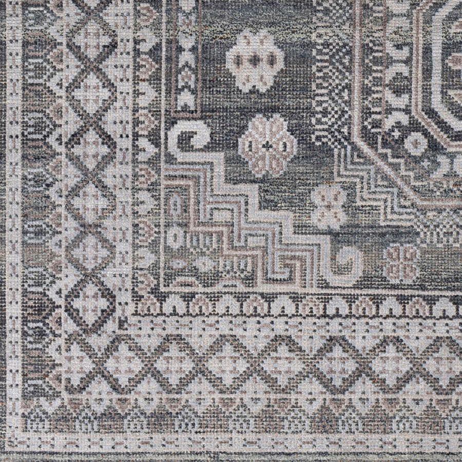 Almeria Charcoal Hand-Knotted Rug