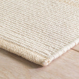 Wide bands of micro stripes, structured with crisp, banded edges on an ivory ground, bring modern balance and subtle texture to this woven cotton area rug. Constructed using a hand loomed flat weave in durable 100% cotton, and available in a choice of navy, Asiatic blue or wheat, it is perfectly designed to make a style statement in any space. Amethyst Home provides interior design services, furniture, rugs, and lighting in the Kansas City metro area.