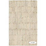 The Malone Oatmeal Rug is additionally emphasized by higher sheared tufts that contrast in color, sheen, and texture with dense and low looped stripes. A natural undyed fleece pile enhances the finely observed irregular striations. With modern and traditional elements, this sophisticated hand-knotted wool rug demonstrates unique textures found in nature. Amethyst Home provides interior design services, furniture, rugs, and lighting in the Miami metro area.