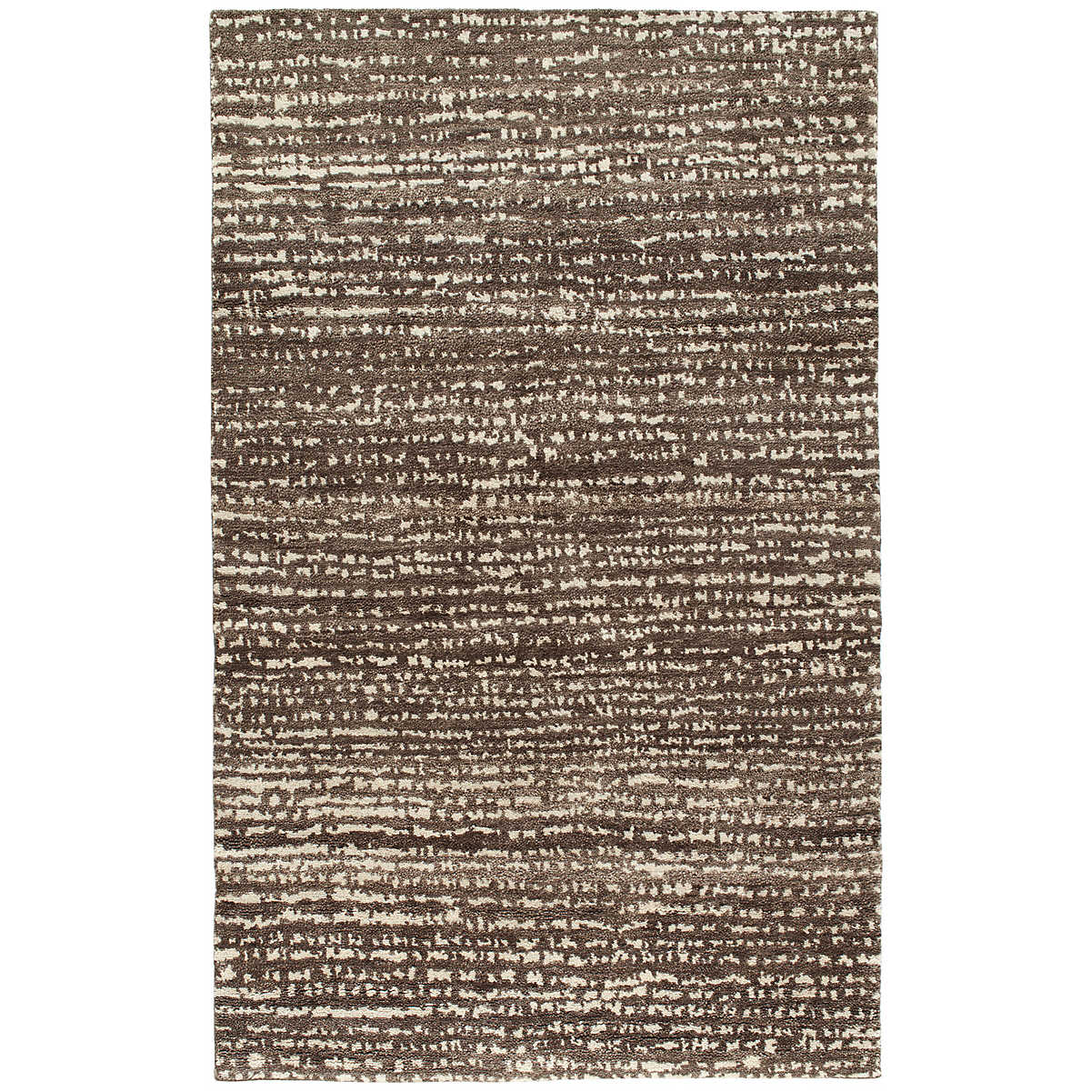 The Shepherd Grey Rug deeply dense and cushy pile serves to highlight the beauty of the unbleached color variations of natural wool fleece. The random stippling of irregularly shaped splotches is a signature motif of Marie Flanigan, an award-winning interior designer. Amethyst Home provides interior design services, furniture, rugs, and lighting in the Seattle metro area.