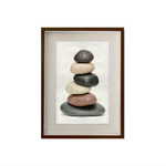 This Balanced #2 is made from raw edge handmade paper from Nepal. Hang in your kitchen, living room, or bedroom to bring the space some organic, raw character!  Fine art prints  Pencil signature