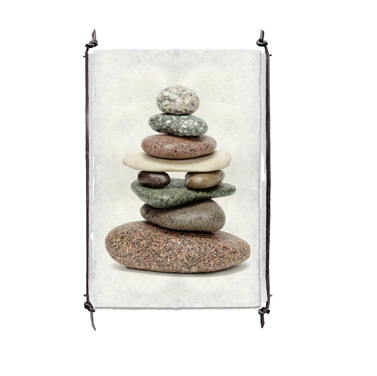 This Balanced #1 is made from raw edge handmade paper from Nepal. Hang in your kitchen, living room, or bedroom to bring the space some organic, raw character!  Fine art prints  Pencil signature