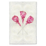 Get fun and quirky with this Watermelon Suckers Art! These prints come in various sizes, they can be a statement piece or a small accent to add a natural detail to a cozy nook.  Raw edge handmade paper from Nepal. Fine art prints  Pencil signature