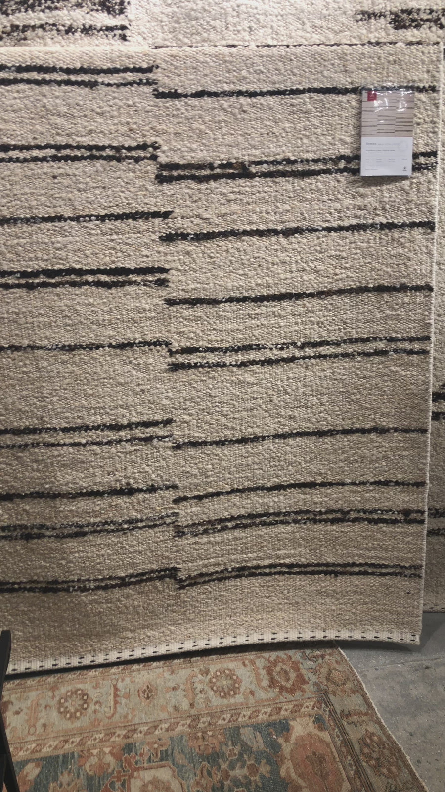 Roman Natural / Charcoal Rug