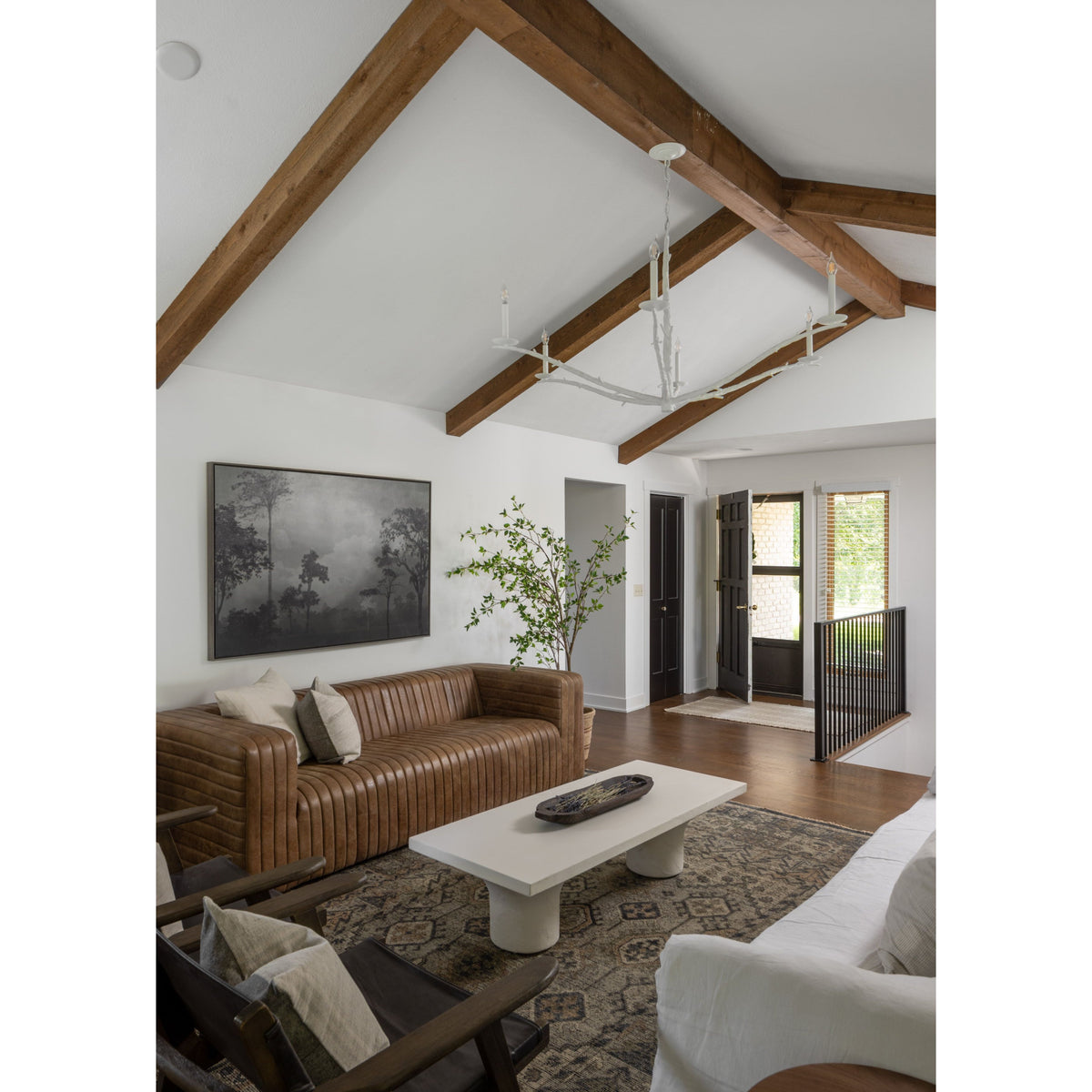 Tapis noué à la main en os/charbon Heirloom