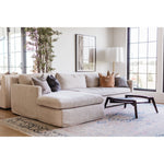 A modern, tailored sofa made with the right stuff -- the Louis 2 Piece Sectional by Cisco Brothers is a classic, updated silhouette that is stunning and comfortable.   Overall Dimensions: 121"w x 31"h x 68"d Seat Space: 81"w x 20"h x 54.5"d