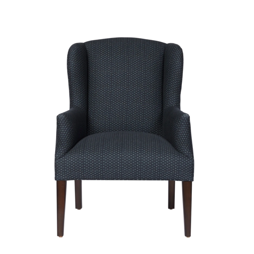 The JD Bog Chair by Cisco Home is traditional and inviting. We'd love to see a pair of these in your living room or den, perfect for sipping a warm drink with a friend or loved one.   Overall: 26"w x 28"d x 37"h