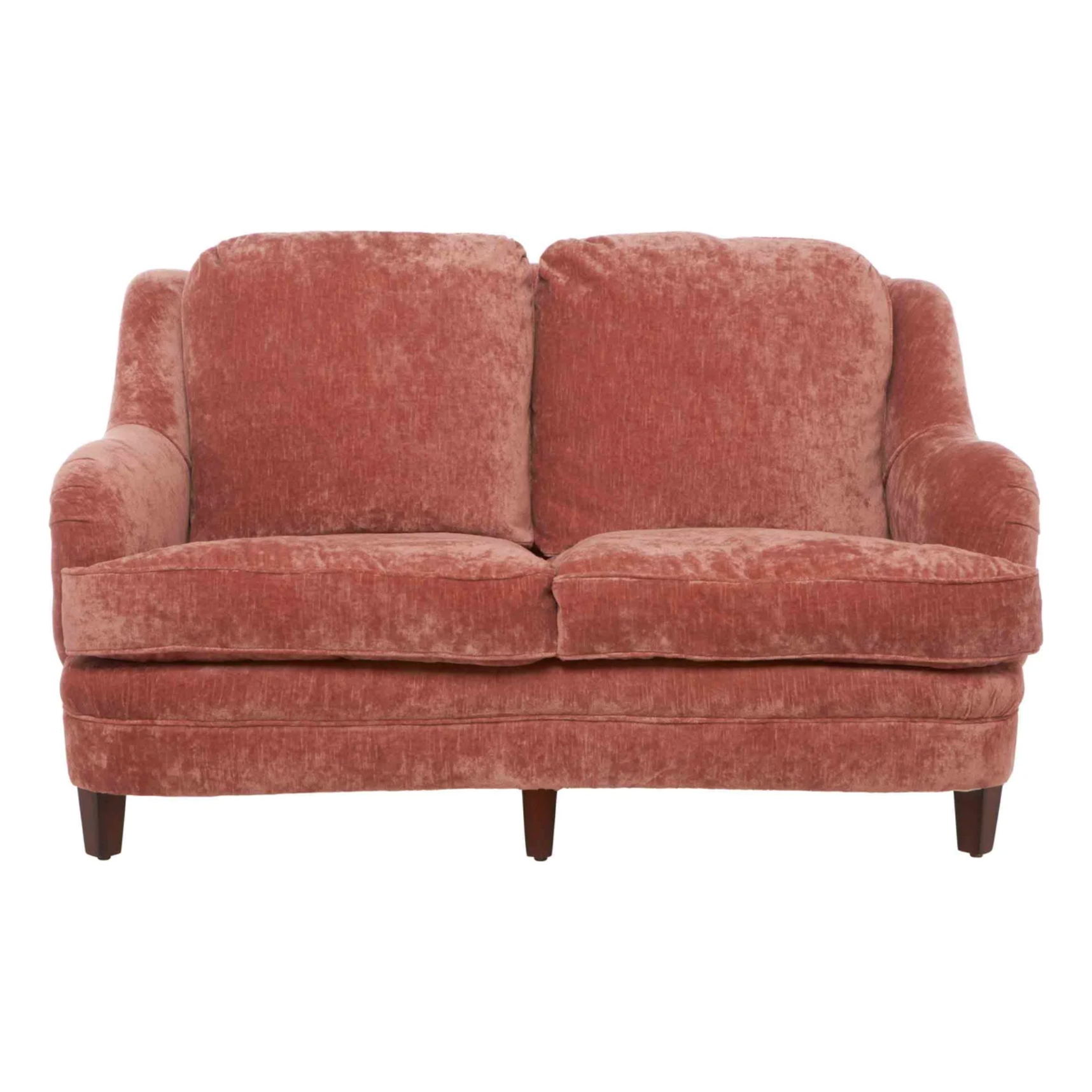 With a petite structure and curved arms, this JD Hedge 52" Loveseat by Cisco Home will be your new favorite place to snuggle with a good book and a warm drink. We'd love to see this featured in your living room, study, or other space!  Overall: 52"W x 30"H x 40"D