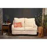 With a petite structure and curved arms, this JD Hedge 52" Loveseat by Cisco Home will be your new favorite place to snuggle with a good book and a warm drink. We'd love to see this featured in your living room, study, or other space!  Overall: 52"W x 30"H x 40"D