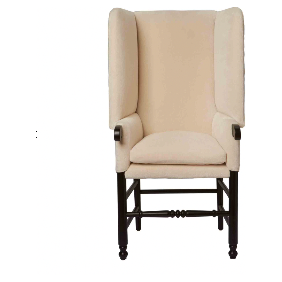 We love the unique, thin frame of this JD Mantis Chair by Cisco Home. A statement chair for any living room, bedroom, or other space!  Overall: 30"w x 28"d x 51"h