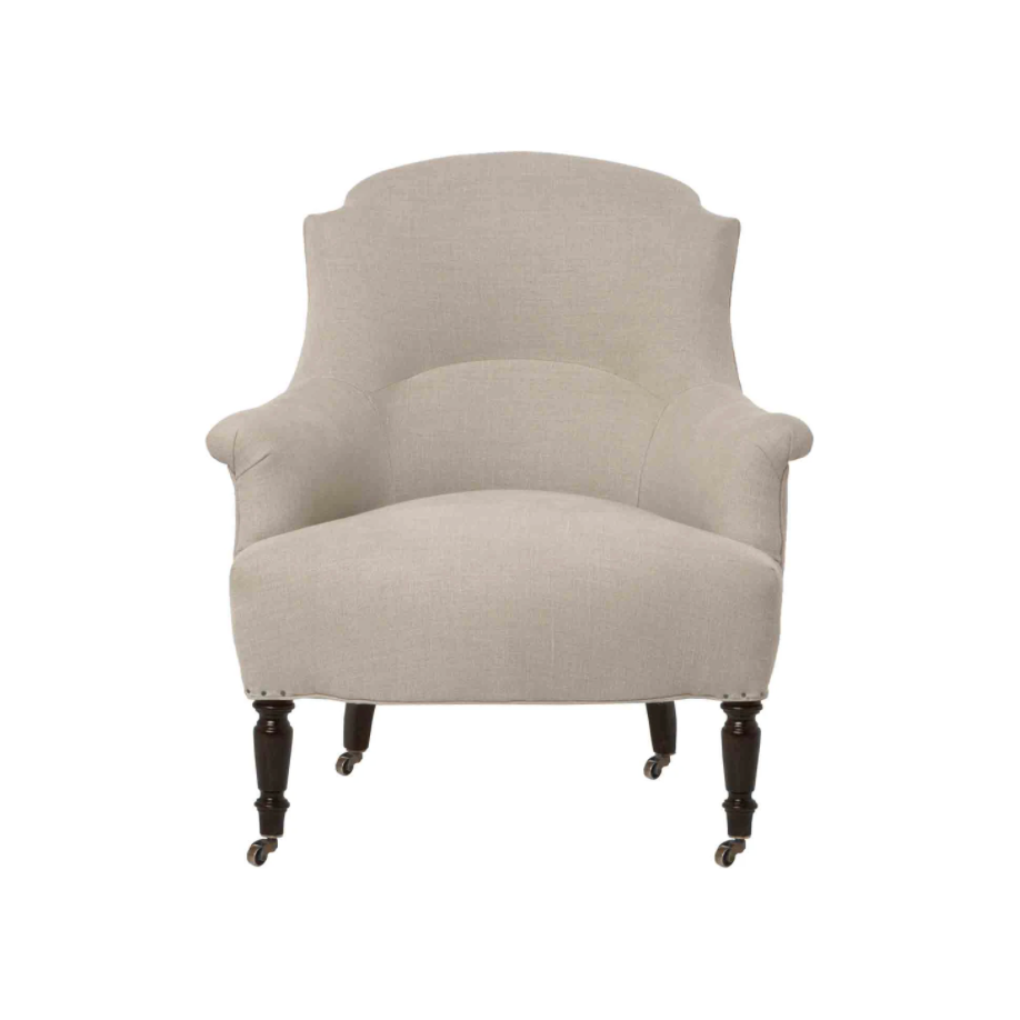 Extreme comfort and style is found in this JD Tulip Chair by Cisco Home. We'd love to see a pair of these snuggled next to your fireplace, office, or other space!  Overall: 30"w x 32"d x 33"h