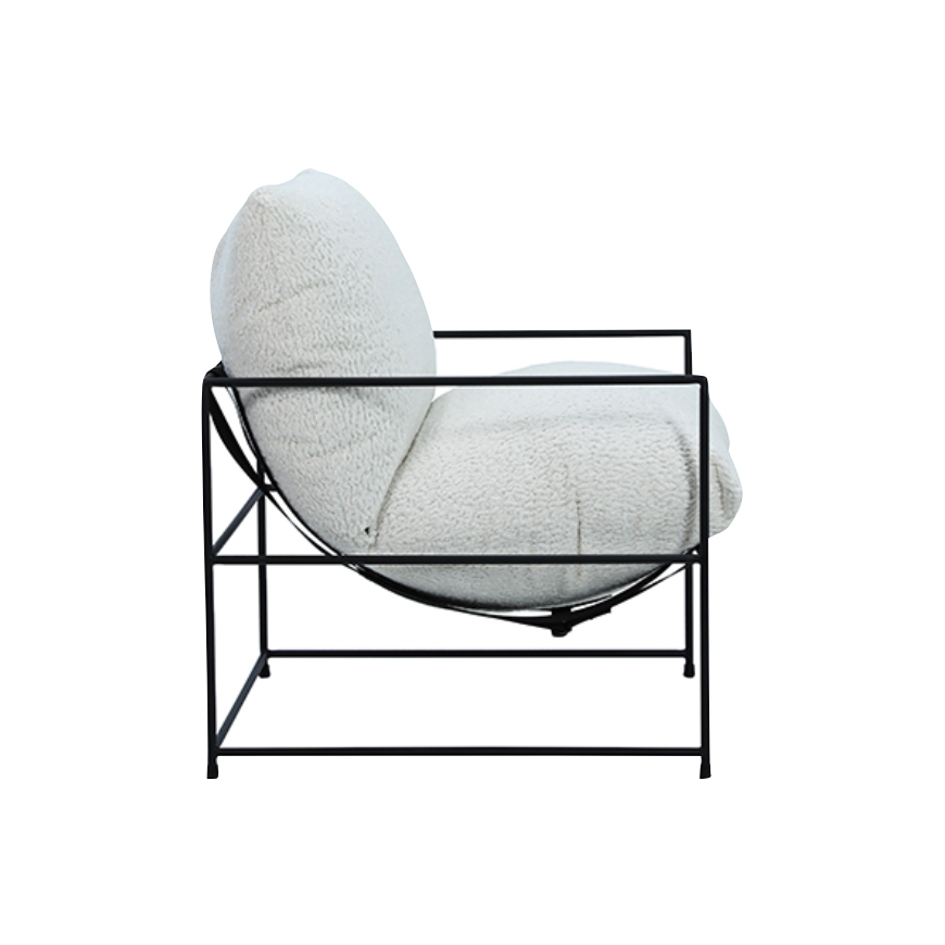 Allison Occasional Chair Sheepskin Amethyst Home