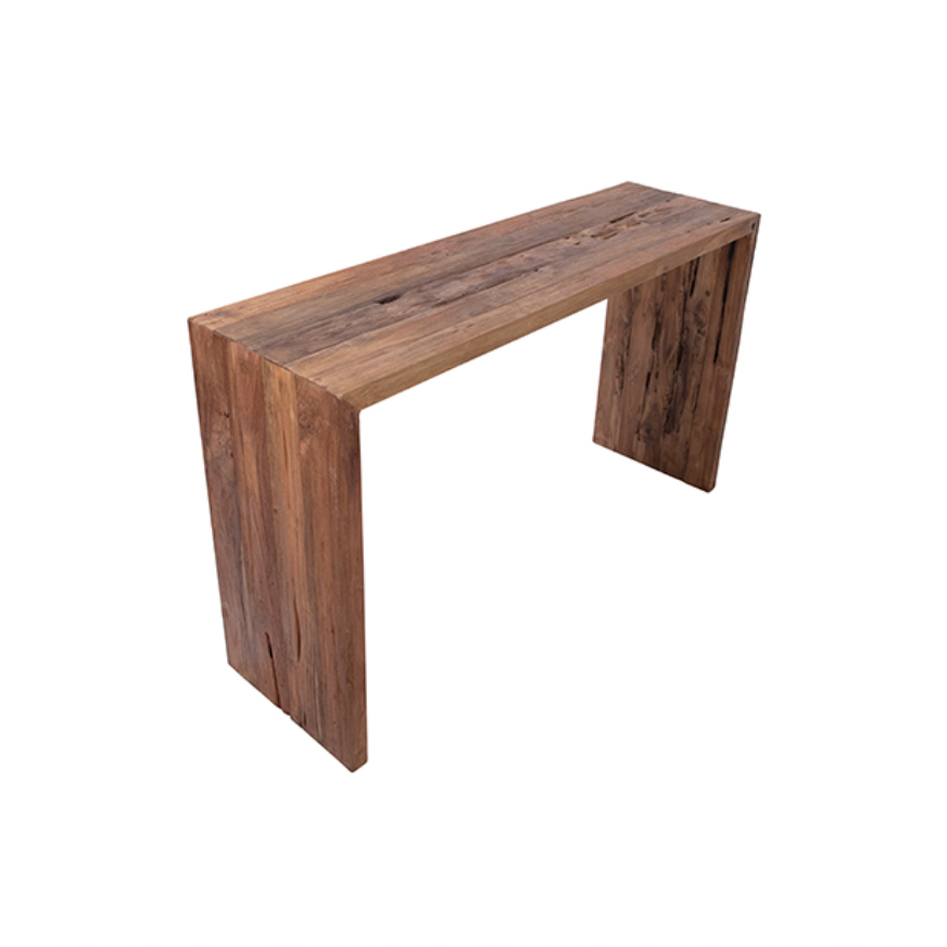 This Chilton Console Table is beyond dreamy. Made from reclaimed teak, each table brings a different character to any living room, entryway, or other space! Reclaimed Teak Rustic Finish