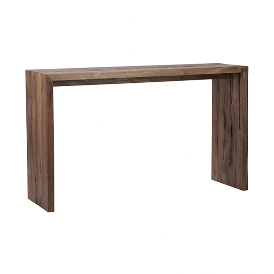 This Chilton Console Table is beyond dreamy. Made from reclaimed teak, each table brings a different character to any living room, entryway, or other space! Reclaimed Teak Rustic Finish