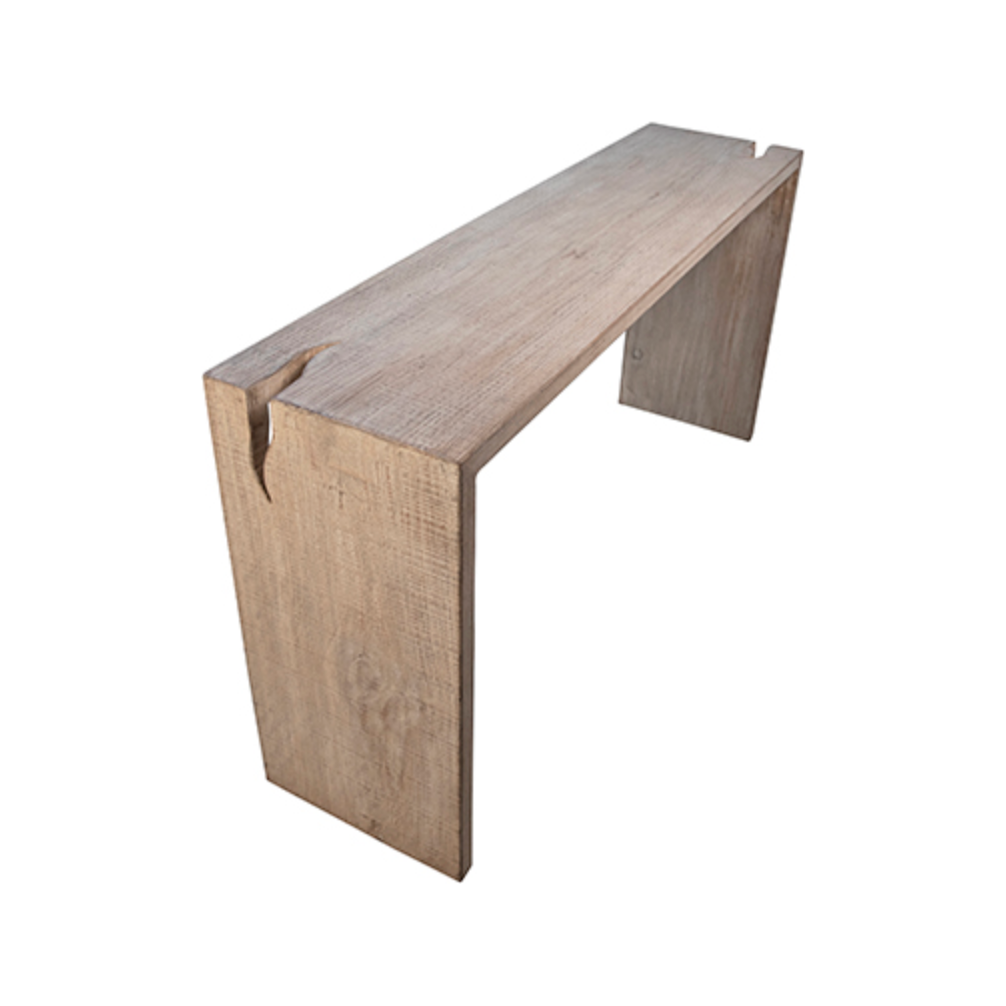 Made from reclaimed pine, we love the earthy, organic feel this Merwin Console Table brings to a space. 