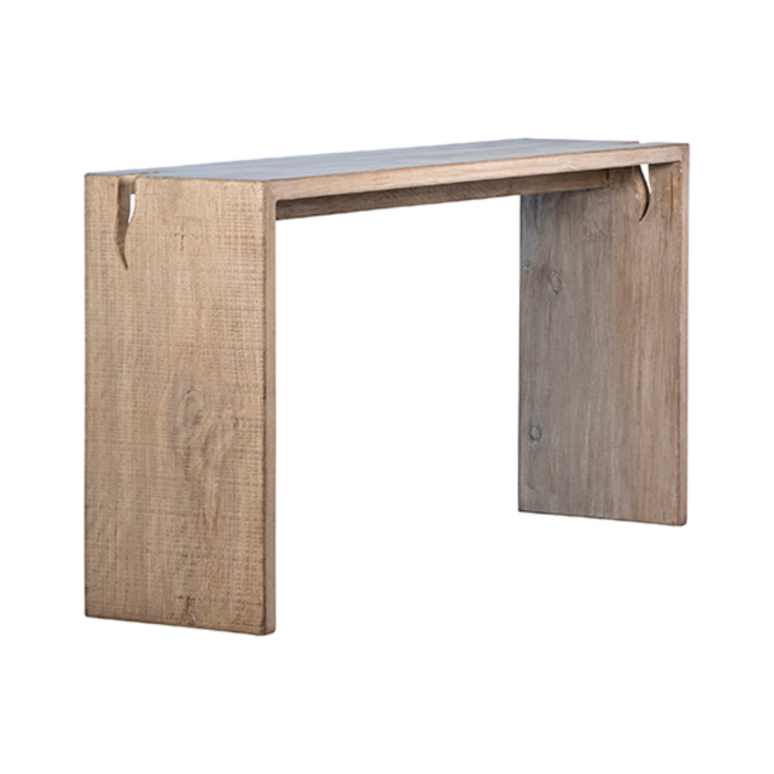 Made from reclaimed pine, we love the earthy, organic feel this Merwin Console Table brings to a space. 
