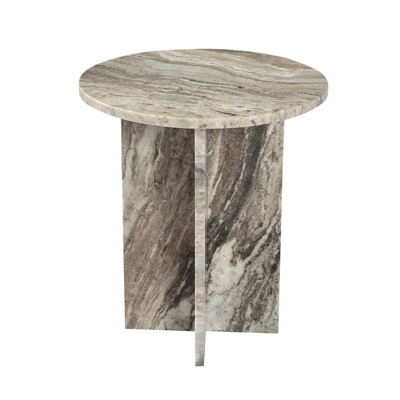 We love the geometric base of this Peter Side Table. This elevates the space for any living room, den, or lounge area.   Size: 18"l x 18"d x 20"h 
