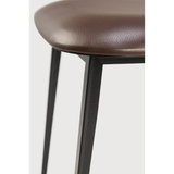 Featuring DC Dining Chair - Chocolate Leather by Ethnicraft at Amethyst Home. This DC Dining Chair is beautiful, minimalistic metal silhouette that would add an air of elegance to your dining table or kitchen. We love the details of the angled metal and the simplicity of this stunning chair.
Dimensions: 17"w x 19"d x 32.5"h Weight: 19 lbs
Seat Height: 20"
Mate.  Amethyst Home provides interior design, new home construction design consulting, vintage area rugs, and lighting in the Tampa metro area.