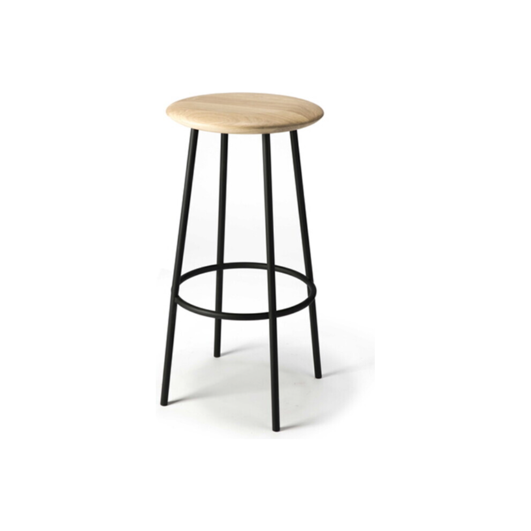 The Baretto bar stool, designed by Sascha Sartory, is lightweight in appearance, but solid in composition. We love that it features a slightly curved seat, which resembles a pillow, and it would make a comfy addition to any bar, kitchen or island!  Dimensions: 18.5"w x 18.5"d x 30"h  Seat Height: 30"  Material: Oak, 100% solid wood Finish: Varnished