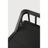 Featuring Oak Spindle Bench - Black by Ethnicraft at Amethyst Home. Wherever you choose to place it, this Oak Spindle Bench - Black in solid oak is a striking piece. We'd love to see this styled with an Amethyst Pillow in your entryway, bedroom, or other space! 
Dimensions: 59.5"w x 14"d x 24"h Seat Height: 18"Weight: 28 lbs
Material: Oak, 100% Solid Woo.  Amethyst Home provides interior design, new home construction design consulting, vintage area rugs, and lighting in the Los Angeles metro area.