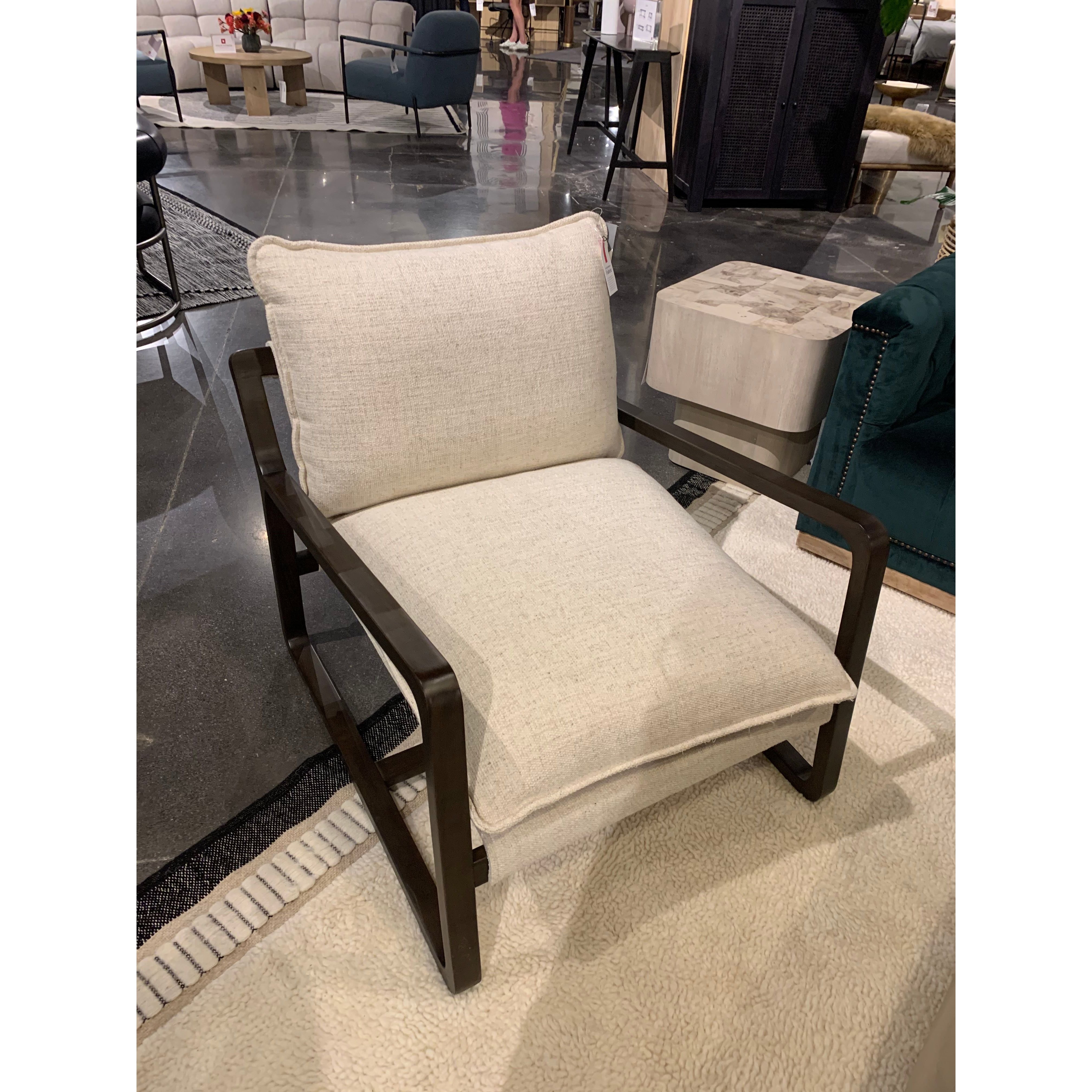The Ace Thames Cream Chair has a gorgeous, solid parawood base with large, comfortable cushions. The perfect chair to relax or curl up with a good book in your living room or bedroom.   Overall Dimensions: 30.00"w x 37.50"d x 31.00"h