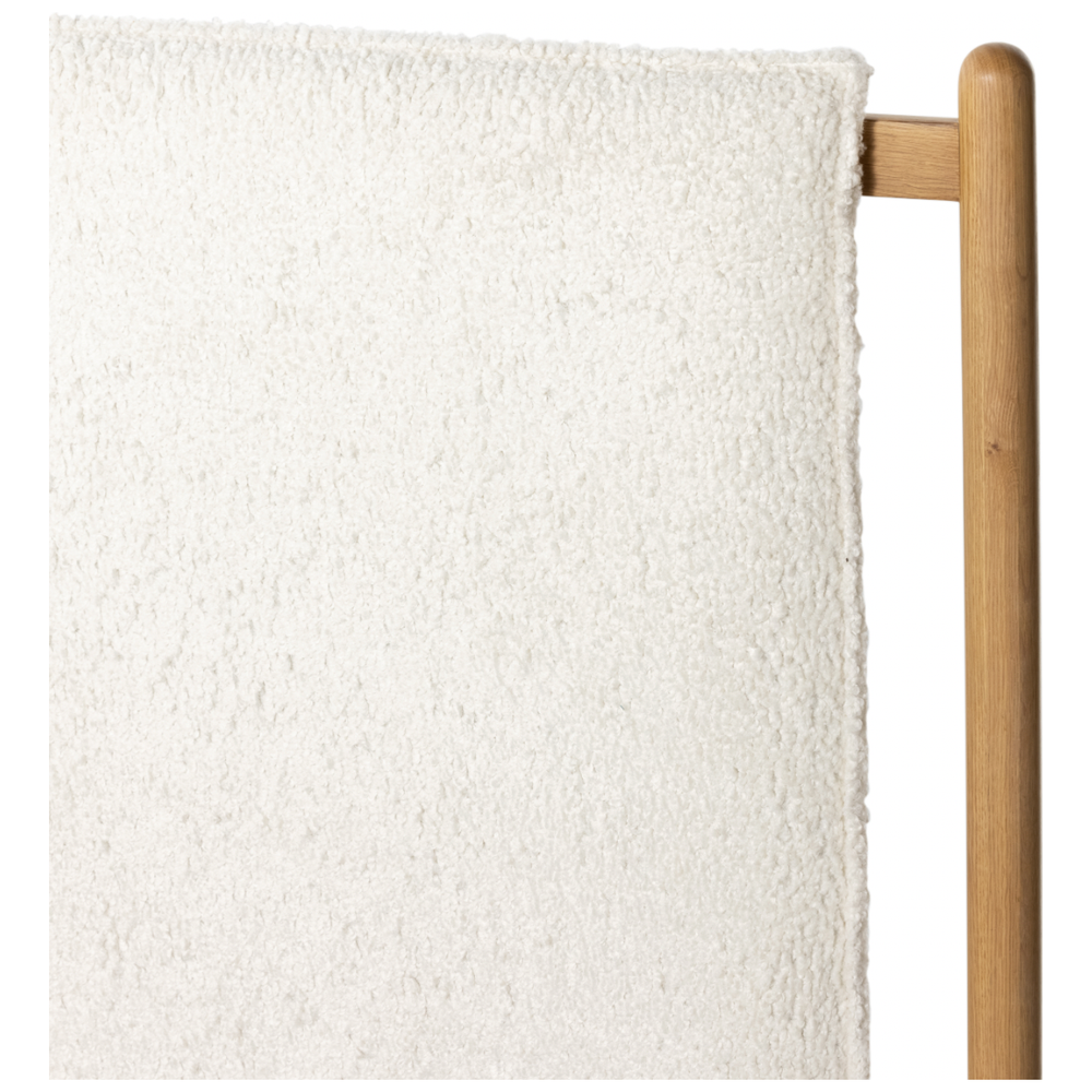 Featuring Bowen Bed by Four Hands at Amethyst Home. Bring a cozy hygge vibe to the bedroom with this textured Bowen Bed. Framed by light-finished solid oak, a sling-style bed features faux shearling head and foot boards -- sure to elevate any bedroom. 
Queen Overall Dimensions: 64.25"W x 87.25"L x 48"HKing Overall Dimensions: 80.25"W x 88.50"L x 48"H
Colo.  Amethyst Home provides interior design, new home construction design consulting, vintage area rugs, and lighting in the Scottsdale metro area.