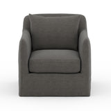 Dade Outdoor Swivel Chair - Charcoal | ready to ship!
