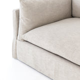 Chaise-style lounging made for modern living with this Habitat Chaise - Valley Nimbus. We love the neutral-toned upholstery and oversize pillow-inspired cushion -- the perfect space to snuggle next to your fur friend or read your favorite book.   Overall Dimensions: 88.00"w x 40.00"d x 31.00"h