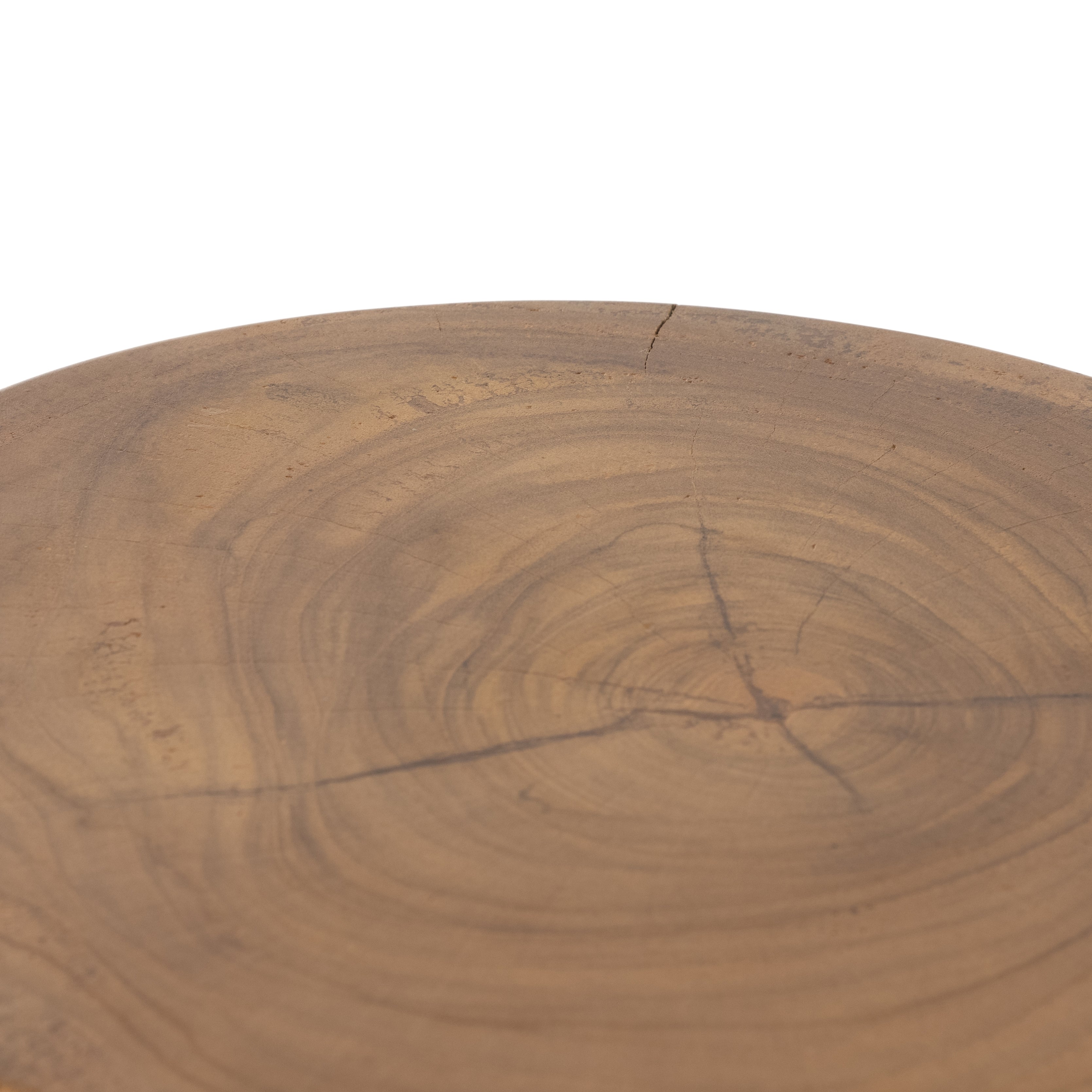 This Jovie Outdoor End Table - Natural Teak is made from solid teak and brings a bright, organic feel to any space.   Amethyst Home celebrates natural materials, which often comes with beautiful imperfections. Each piece is made uniquely for you, please expect some variation and character -- we embrace the design approach of Wabi Sabi  Overall Dimensions: 13.00"w x 13.00"d x 18.00"h