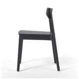 Featuring Maddie Dining Chair - Black by Four Hands at Amethyst Home. This Maddie Dining Chair - Black has a fresh take on the traditional schoolhouse seating. Made from solid ash, this is clean choice for any dining room or kitchen area. 
Overall Dimensions: 19"W x 20"L x 30.25"HColors: Black, Black VeneerMaterials: Solid Ash, Ash VeneerWeight: 13.45 lbVolume.  Amethyst Home provides interior design, new home construction design consulting, vintage area rugs, and lighting in the Miami metro area.