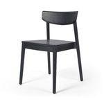 Featuring Maddie Dining Chair - Black by Four Hands at Amethyst Home. This Maddie Dining Chair - Black has a fresh take on the traditional schoolhouse seating. Made from solid ash, this is clean choice for any dining room or kitchen area. 
Overall Dimensions: 19"W x 20"L x 30.25"HColors: Black, Black VeneerMaterials: Solid Ash, Ash VeneerWeight: 13.45 lbV.  Amethyst Home provides interior design, new home construction design consulting, vintage area rugs, and lighting in the Washington metro area.