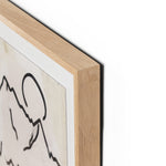 We love the clean contrast Mountain High II Art bings to a space. Original rendering by Bangkok-based art house Coup D'Esprit, this is framed within vertical grain white oak for a museum-quality look.  Compete the look with Mountain High I, III & IV!