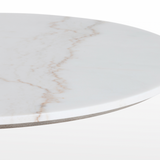 Powell 42" Dining Table - White Marble | shipping 5/30/2024