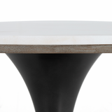 Powell 42" Dining Table - White Marble | shipping 5/30/2024