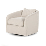 We the texture of this Topanga Swivel Chair - Knoll Natural. With a swivel feature - this is a perfect chair to use in your office, baby room, or other space needing a comfortable chair!  Overall Dimensions: 31.50"w x 35.00"d x 27.00"h