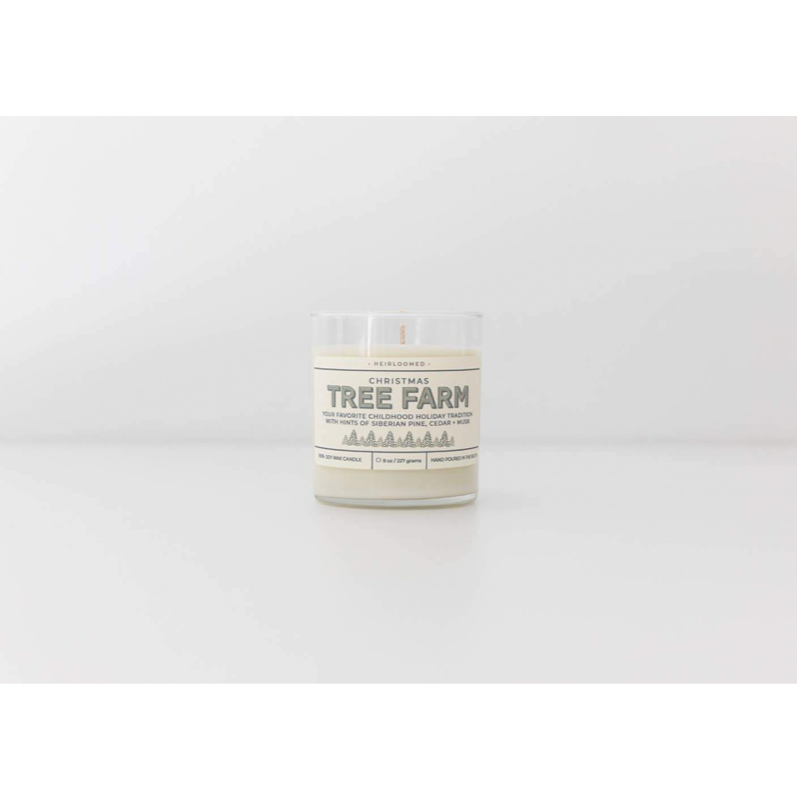 We love that these Holiday Candle - Tree Farm are made from 100% soy wax and come with a to / from sticker on the back, making it the perfect holiday gift!   8 oz  Made in the USA