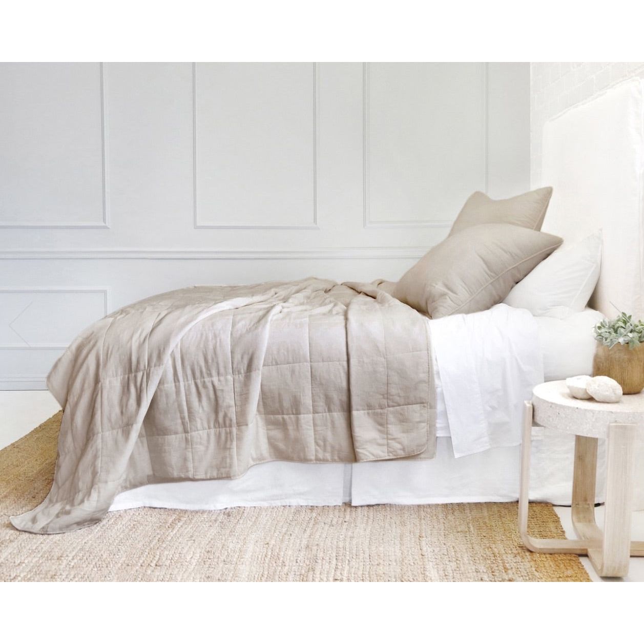 Antwerp Coverlet Bedding Natural - Amethyst Home