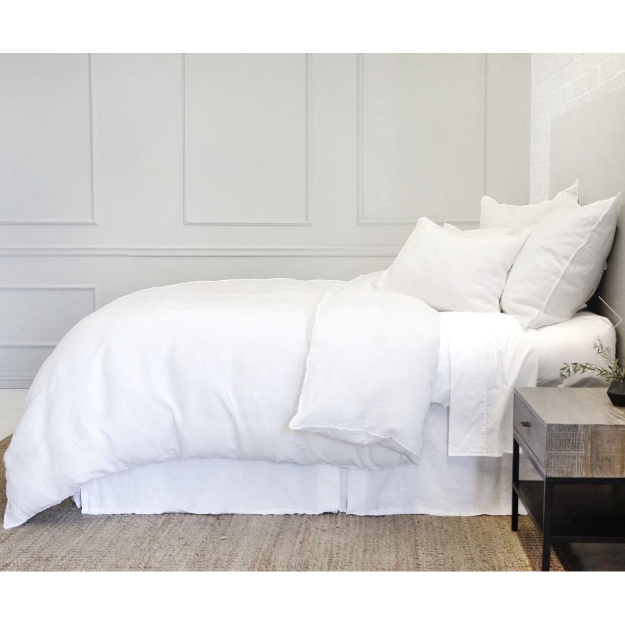 Blair White Duvet Collection - Amethyst Home