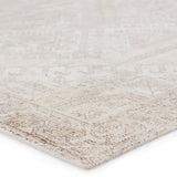 The handwoven Blythe Arlowe Silver Birch / Winter White Area Rug by Jaipur Living  features a cut-loop pile and soft-yet-textured feel. The blend of natural wool and luxe rayon made from bamboo grounds spaces with soft, inviting texture.